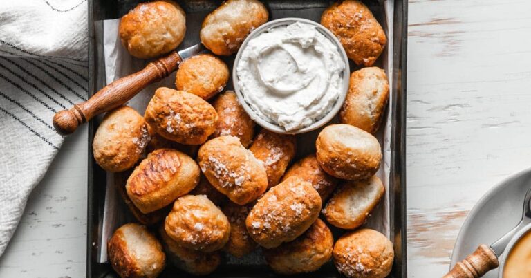 Piezas de bretzel dulces sin gluten fácil