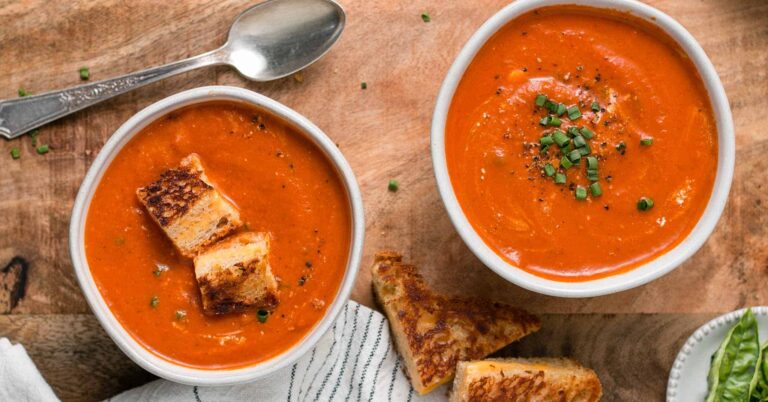 Sopa de tomate sin gluten casera