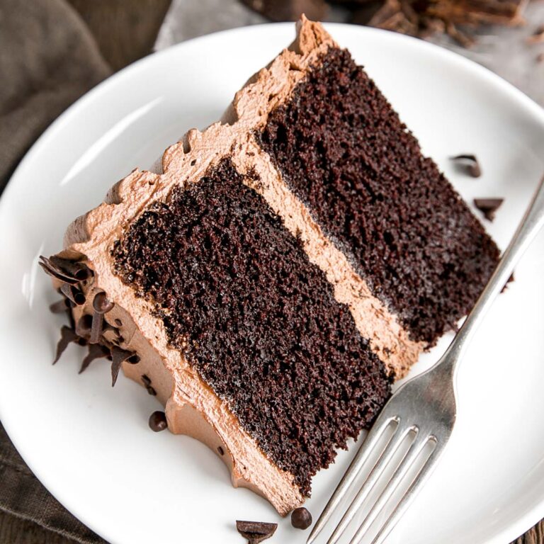 Pastel de chocolate casero (¡favorito de los lectores!)