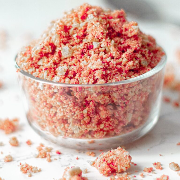 Topping Strawberry Crunch – Receta de crumble de tarta