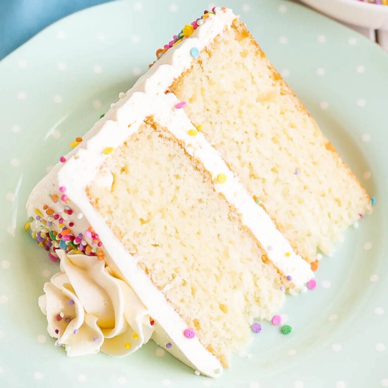 A melhor receita de bolo de baunilha (favorito do leitor!)